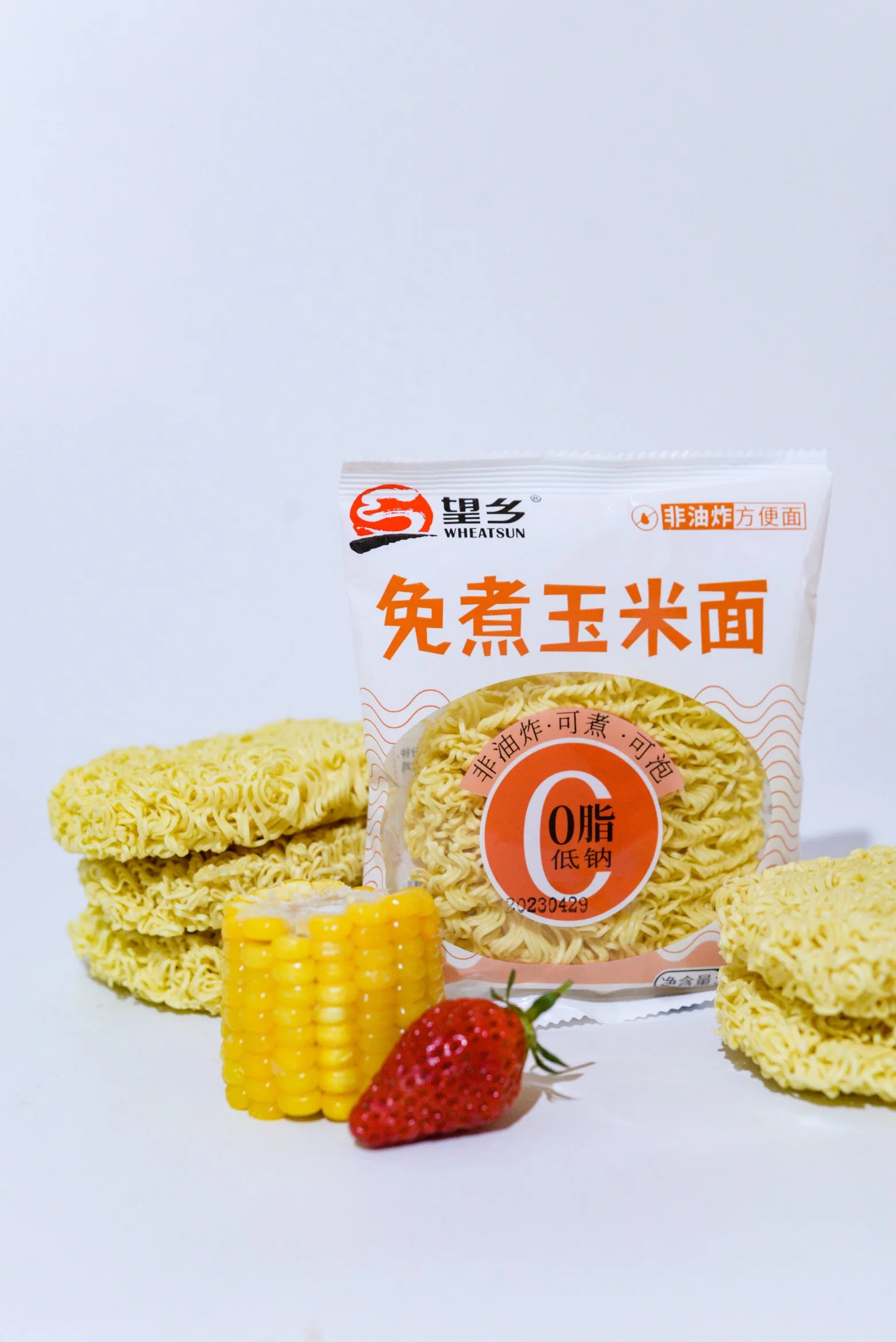 Food Factory Wholesale/Supplier Traditional 500g Bag Logo Baked Quick Cooking Noodles Bulk Chinese Packaging Wheat Flour Customized