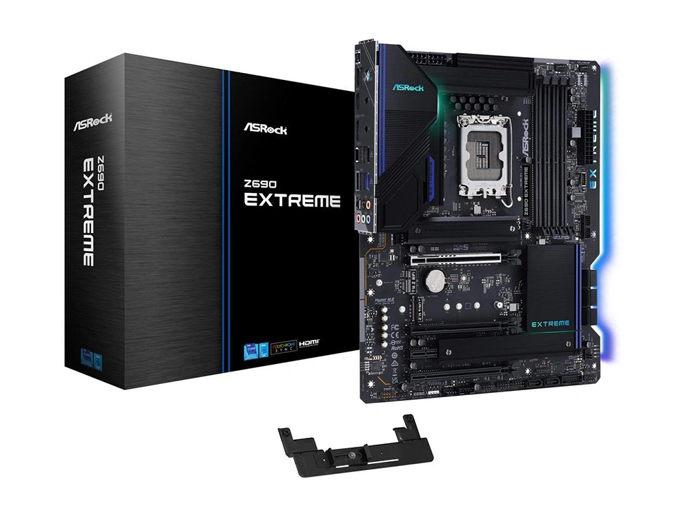 Asrock Z690 Extrême Intel LGA 1700 Z690/S SATA de 6 Go de mémoire DDR4 de la carte mère Intel ATX