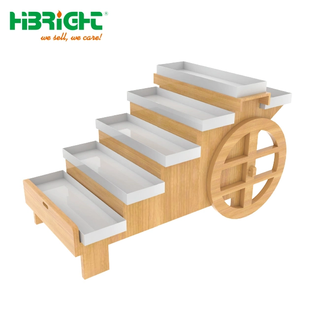 Supermarket Grain Candy Biscuits Bulk Food Promotion Display Stand