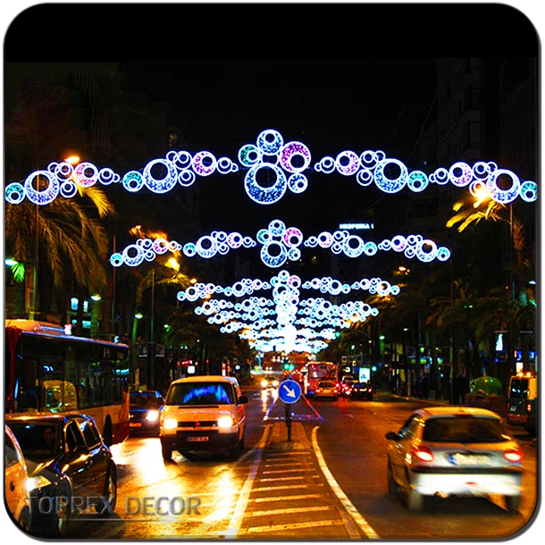 Unique Large Designer Holiday IP65 Weather Resistance High Brightness Rope Lighting Christmas Light Motifs with CE