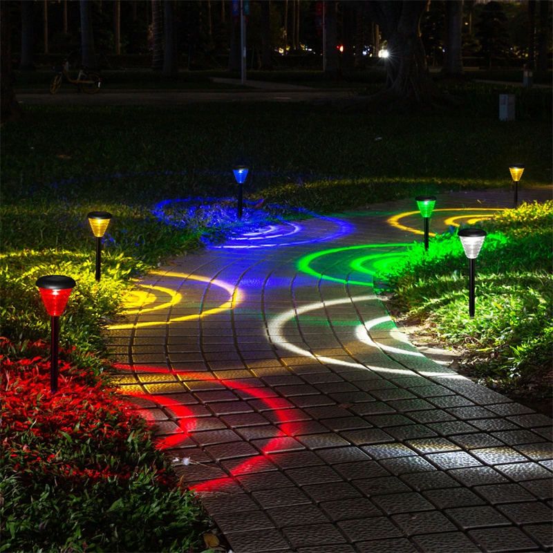 2023 New Product Outdoor Light Waterproof Ground Plug Light Home Garden Landscape LED Solar Lawn Light