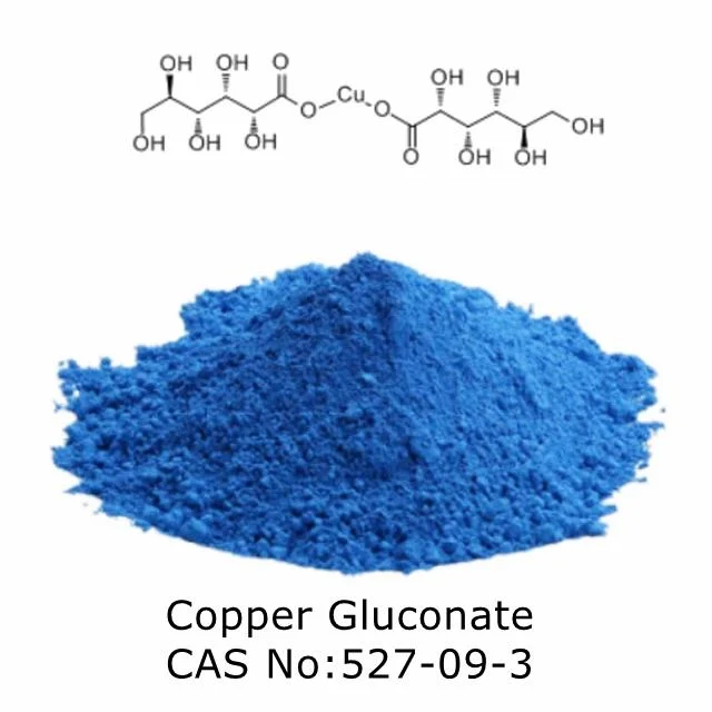 Aditivo alimenticio en polvo de cobre anhidro grado gluconato 527-09-3