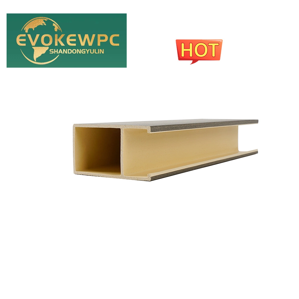 Evoke WPC Hot Sales PVC WPC Wood Grain Wall and Ceiling Decorative Wainscoting Panel