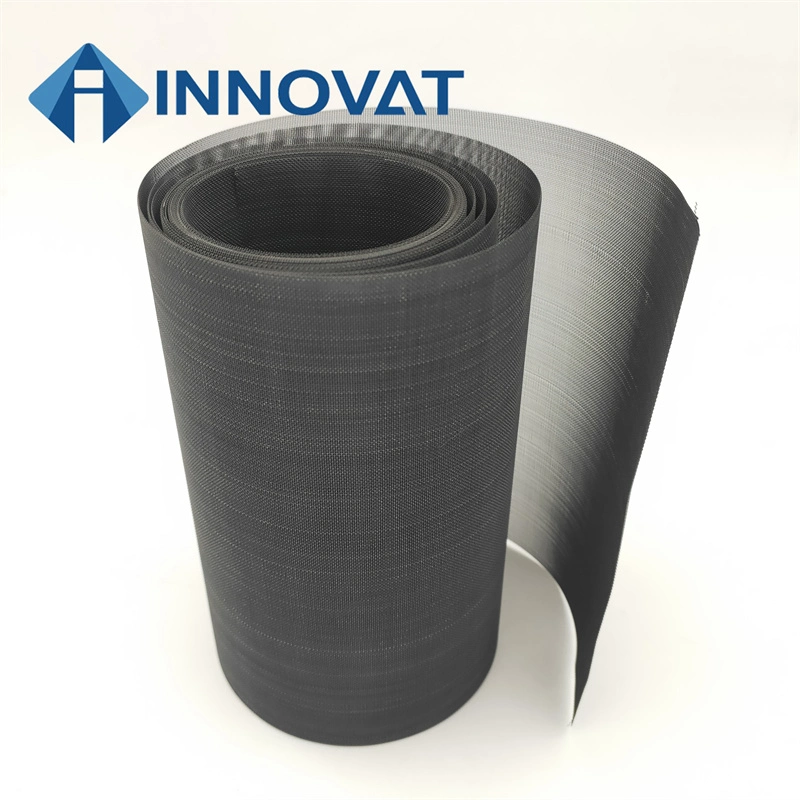 Heater Element Tungsten Wire Filter Mesh/99.95% Black Pure Tungsten Mesh Gauze 120 80 100 Mesh Tungsten Woven Filter Wire Mesh