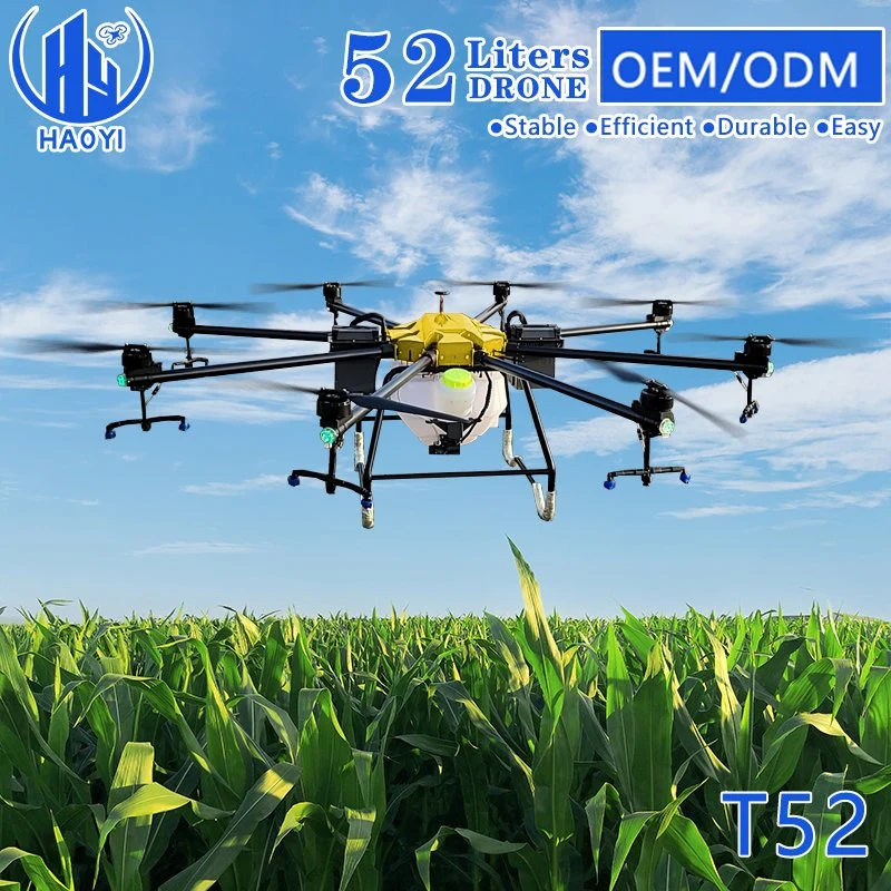 Autonomous 52L Large Uav T52 Brushless Pump Sprayer Drone for Farming