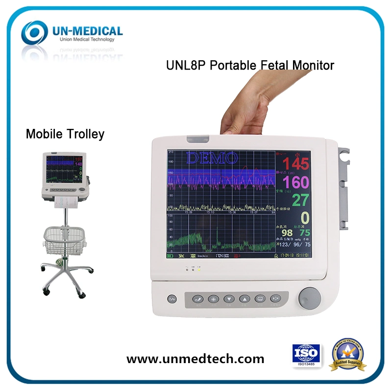 ECG/NIBP/SpO2 Portable Fetal Maternal Monitor (UNL8P)