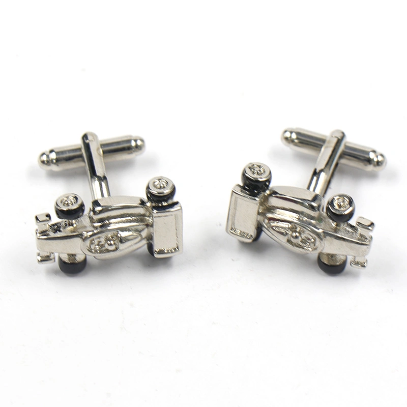 Factory Custom Made Metal Alloy Mens Cuff Decoration Ornament Manufacturer Customized Enamel Accessory Bespoke Silver Plated Car Brand Logo Ford Cufflink