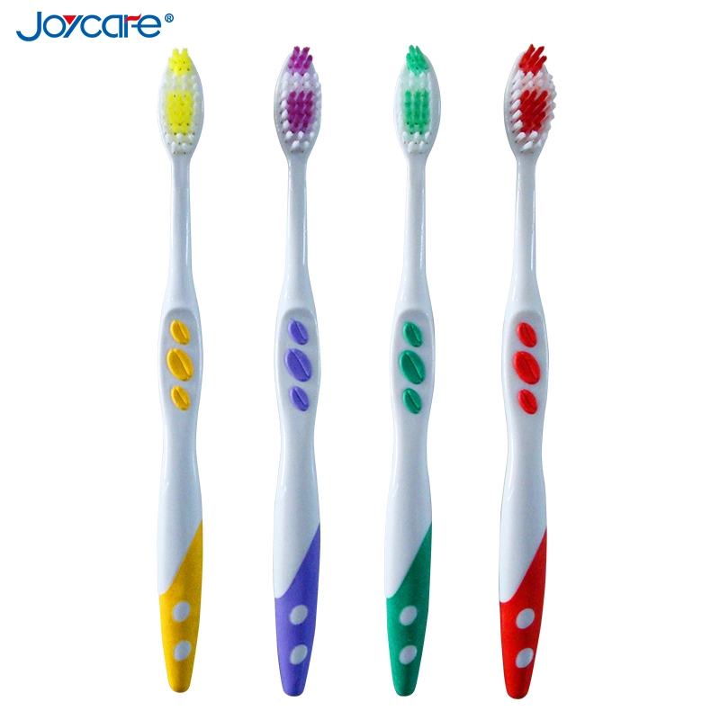Diseño clásico de los dientes Cepillo de Dientes Cuidado de Adultos con cerdas suaves/Logotipo personalizado Prinitng
