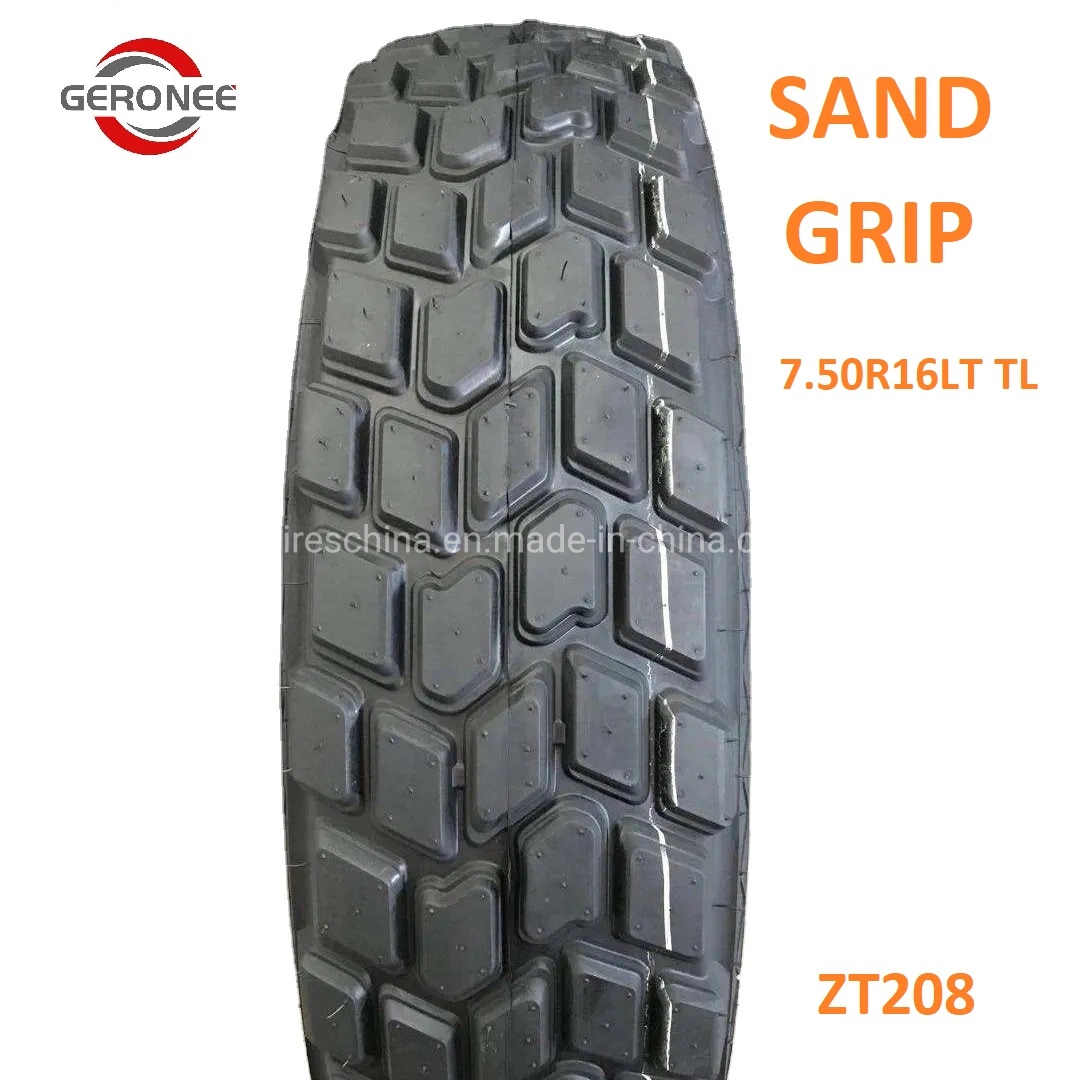 Longway/Comfast/Treadura Brand Light Truck Radial Tyres LTR Tubeless Car Tires 750r16 7.50r16lt 8pr Tl Sand Grip Tyres