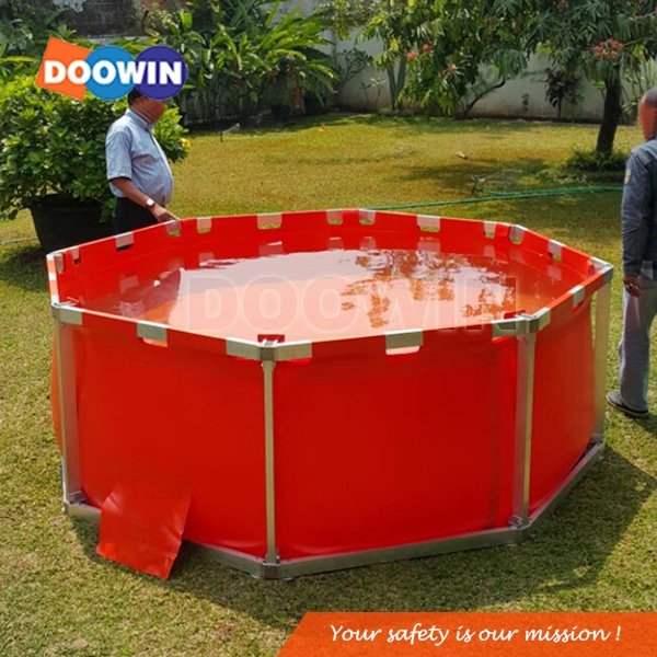 Water Storage Portable Containment Aluminium Folding Frame Fire Fighting Tank