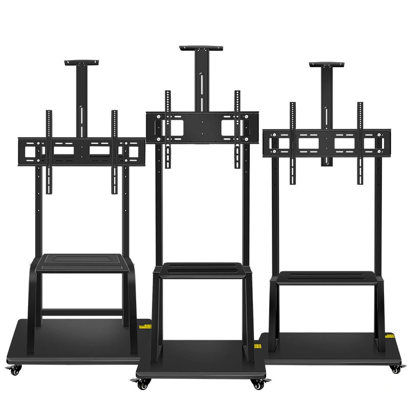 TV Mount Stand, TV Trolley Holds, Mobile TV Cart