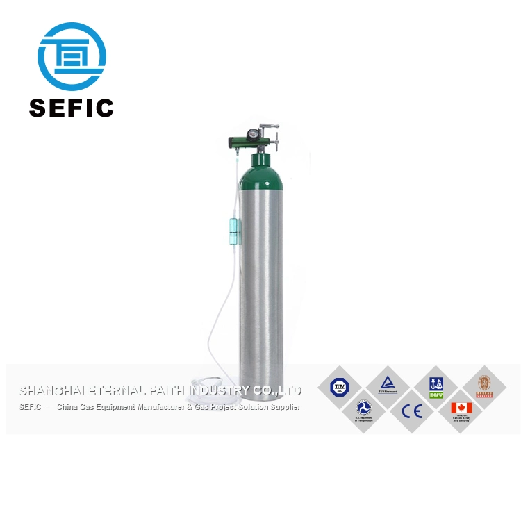 150bar Ambulance Aluminum Medical Oxygen Cylinder