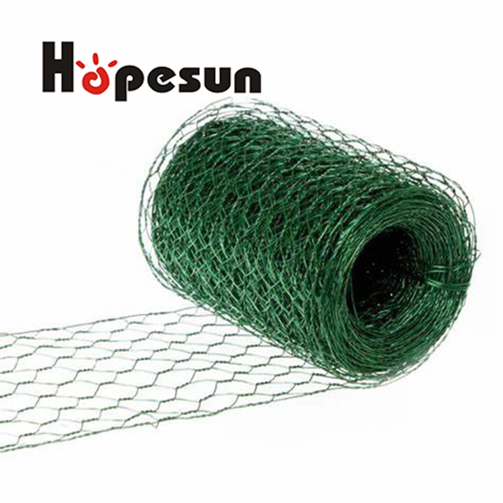 Hexagonal Wire Mesh Green Color