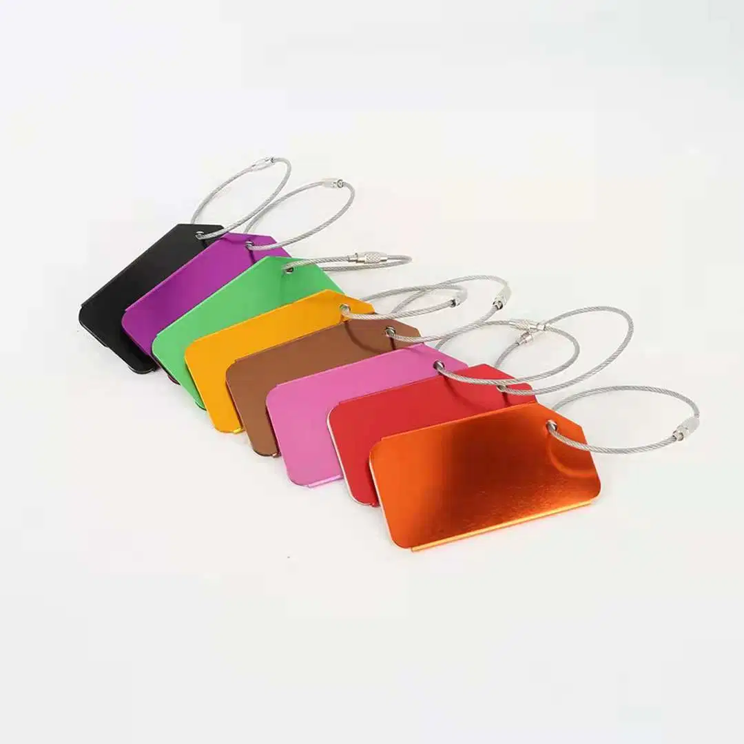 Manufacture Custom Metal Luggage Tag Wholesale/Supplier Plain Luggage Tags