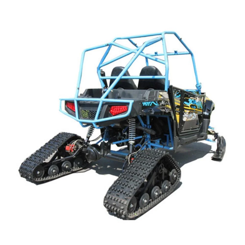 4 Stroke 400cc Adult Children Gasoline Snowscooter Water Cooling Snow Vehicle Snowmobile