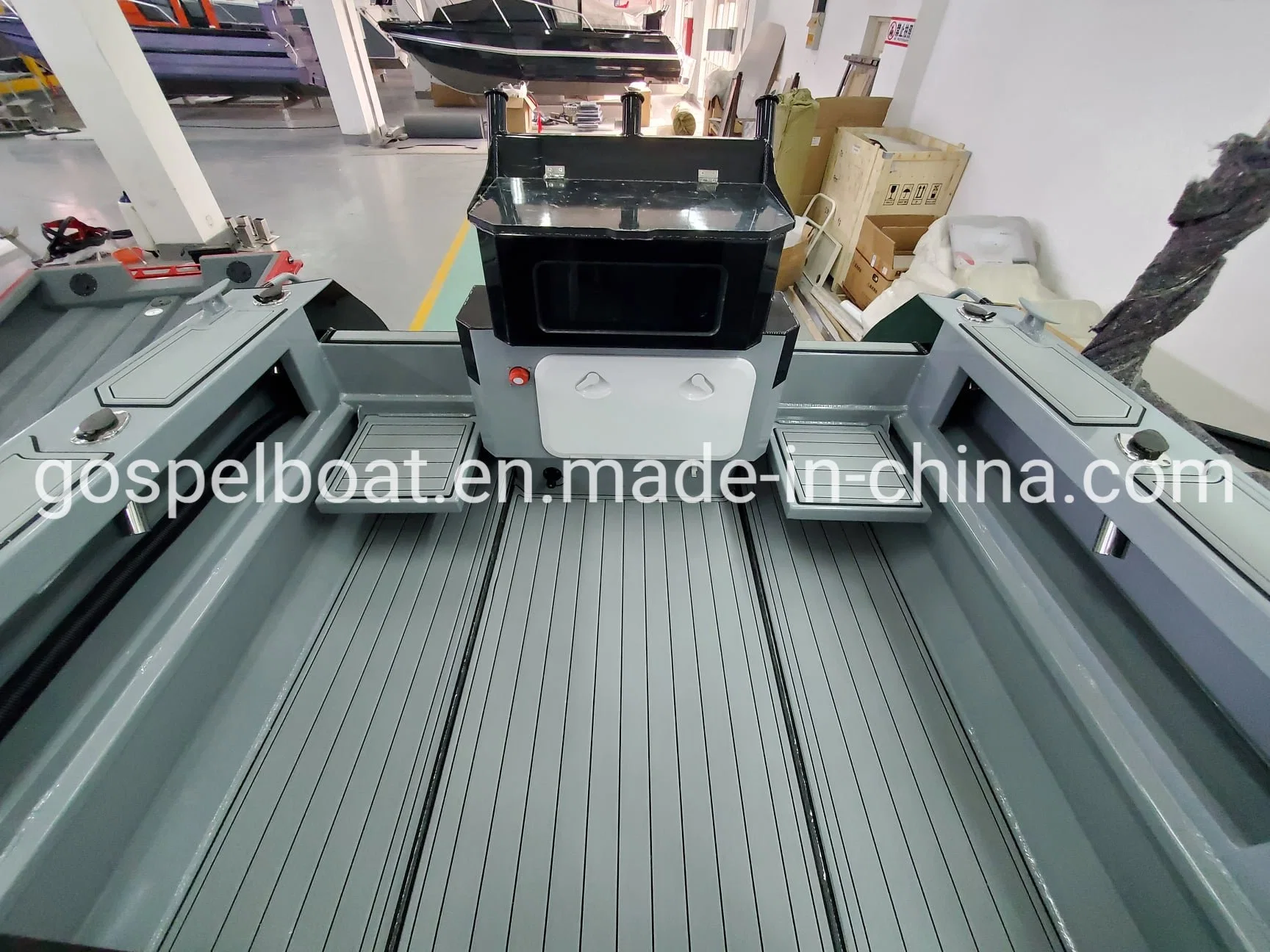 7,5m Modelo de cabina de aluminio para barcos de pesca/aluminio para embarcaciones deportivas