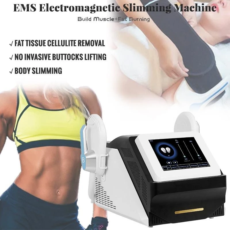 Nuevo 1/2/4 asas Portable para el hogar de adelgazamiento esculpir cuerpo Emslim EMS RF Neo estimulación muscular de la máquina de escultura corporal