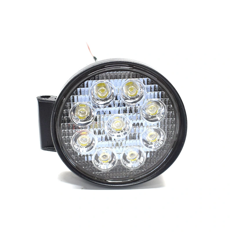 Поставка деталей для вилочного погрузчика Круглая форма 9 ламп LED фары 10В-80В для электрической части