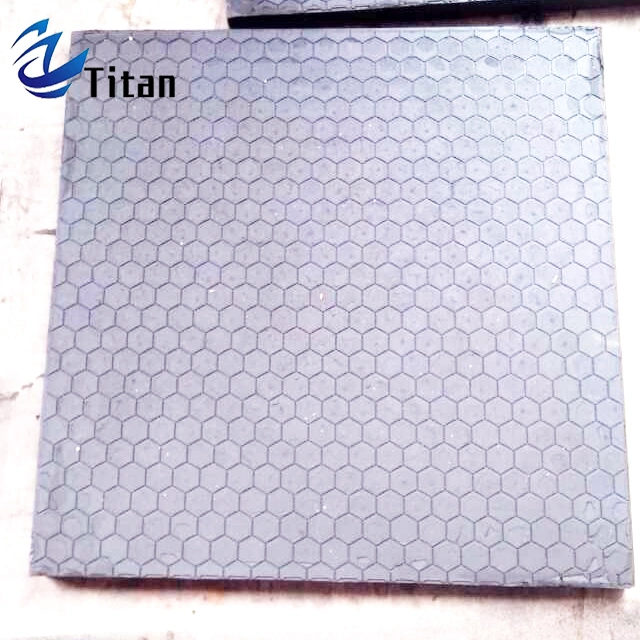 Rubber Ceramic Tile Bonding Backed Ceramic Wear Lining Composite Ceramic Rubber Mat/Panel for Industrial Equipment