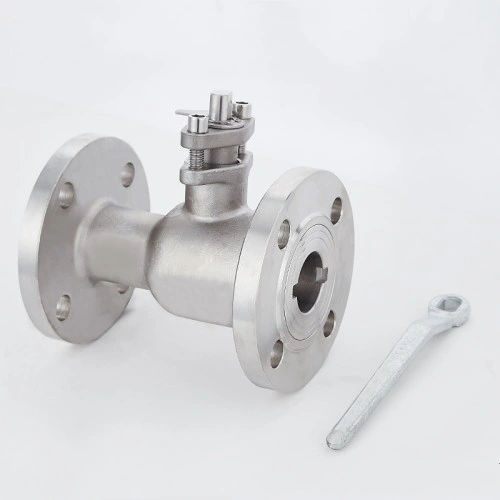 Cast Steel/ Stainless Steel One Piece Flange Ball Valve for Conduction Oil