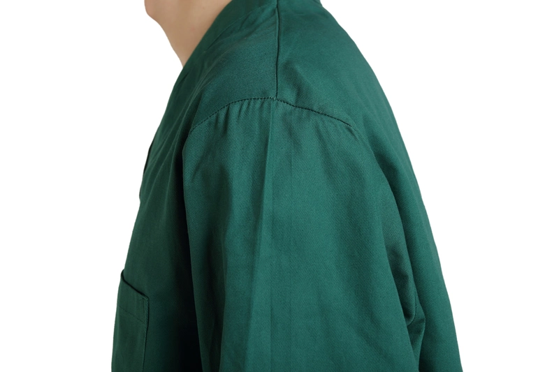 Long Sleeve Surgical Cap Green Cotton Polyester Custom Wholesale/Supplier Factory Top Bottom Hospital Medical Uniform Set