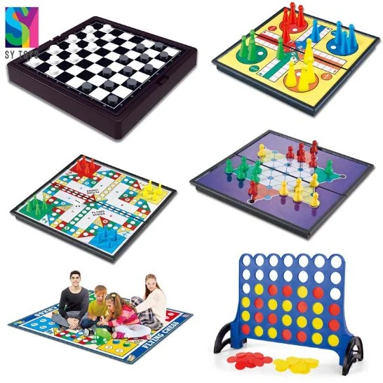 Sytoys Outdoor Play Juego de Backgammon de Ajedrez Mini Magnetic Travel Juego de plástico Chessboard portátil niños Juego de Educación Juguete