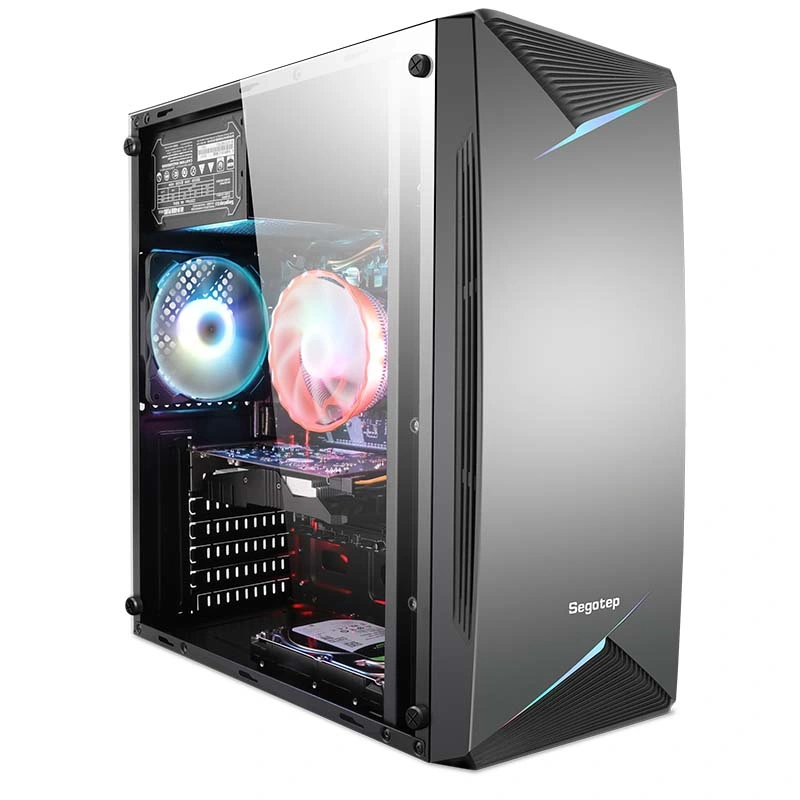 RGB Front Panel ATX Gaming Computer PC Case