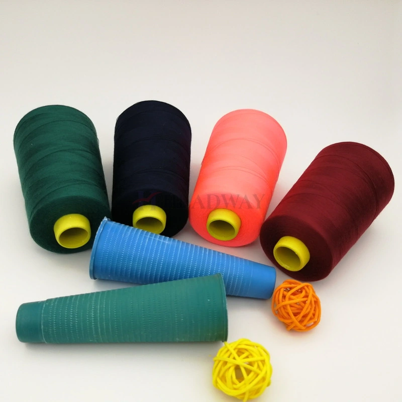 40s/2/3 100% Spun Polyester Customized Dyeing Colors Dyeing Polyester Sewing Thread