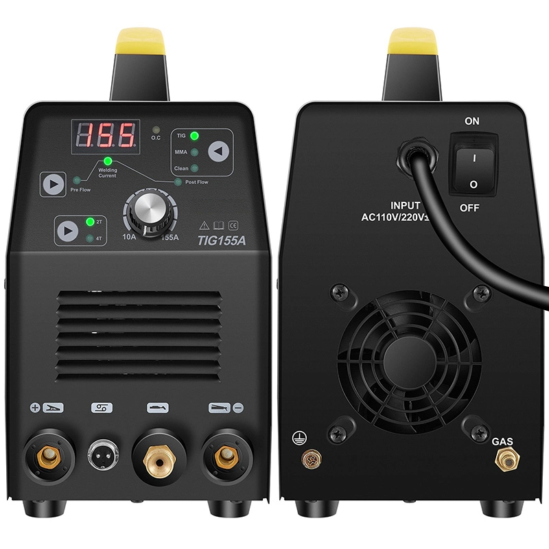 El inversor IGBT 155AMP SOLDADOR TIG Digital 3 en 1 TIG/Stick/limpiar la máquina de soldadura