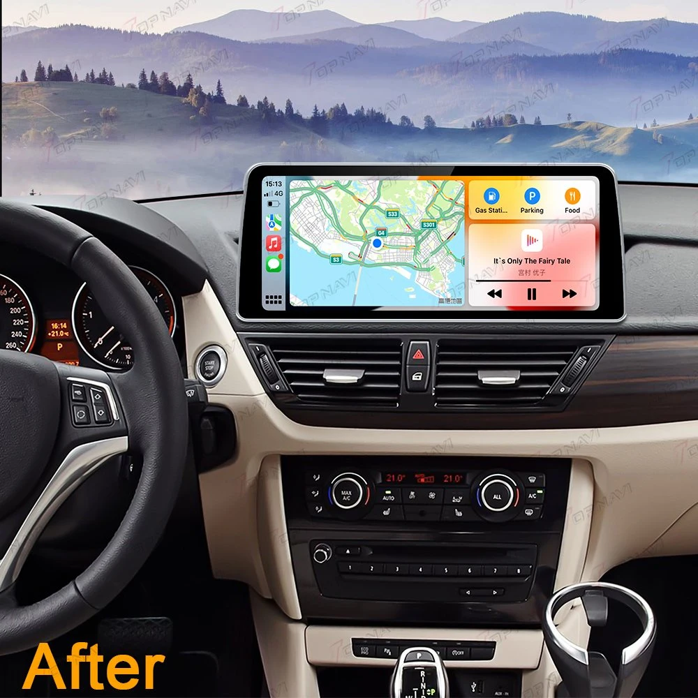 12,3 Zoll Android für BMW X1 E84 2010-2012 CIC Car GPS-Navigation des Videoplayers