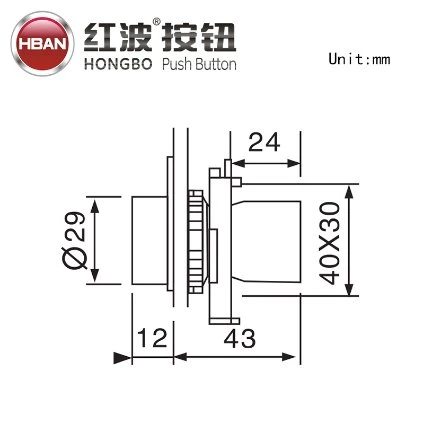 22mm Xb2 Y5 Momentry Type Flat Round 1no1nc 2 Contact Module Screw Terminal Plastic Push Button Switch