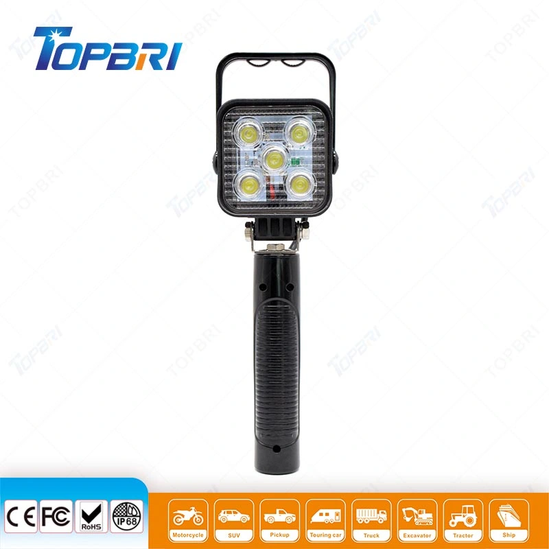 Portable 15W Auto Rechargeable LED Work Light with Handle