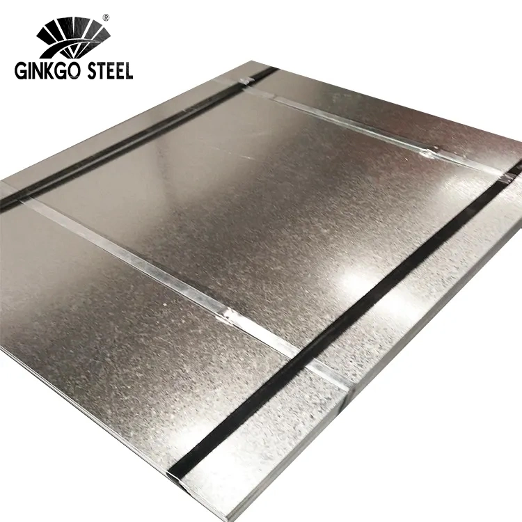 DX51D Mayoreo Metal Gi galvanizado Zinc recubierto de chapa de acero