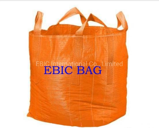 Top Open Fully & Flat Closed Bottom PP Woven Super Sack FIBC Jumbo Bulk Big Bag for Loading Building Material Sand Cement