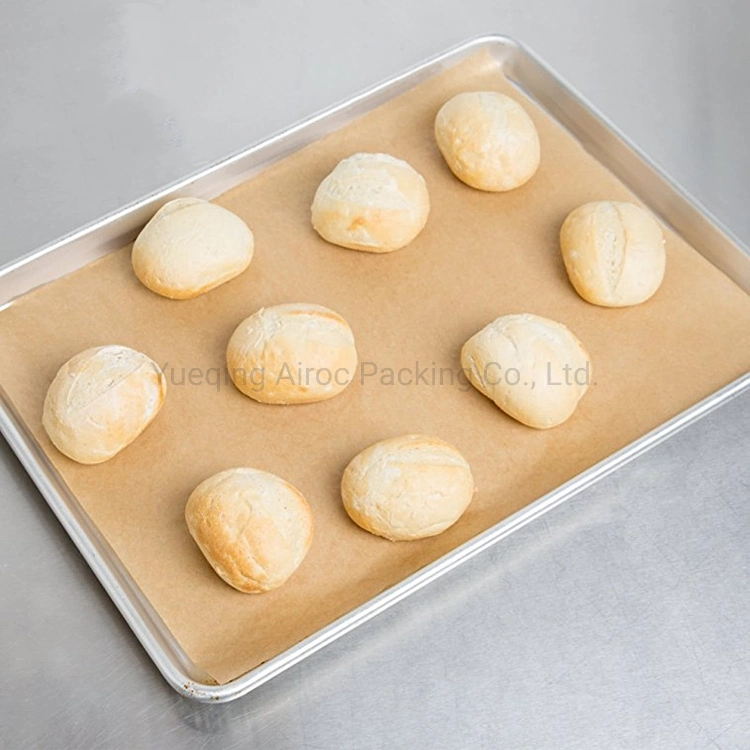 Unbleached Oven Safe Silicone Baking Parchment Paper Sheet