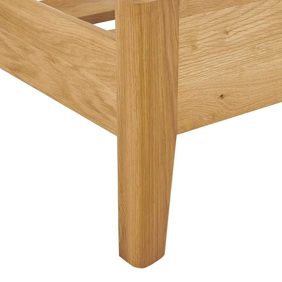 Una buena calidad de Madera Natural Roble macizo solo Dobule Cama Tamaño King cama de madera con la imagen utilizada en el hogar Muebles de Dormitorio