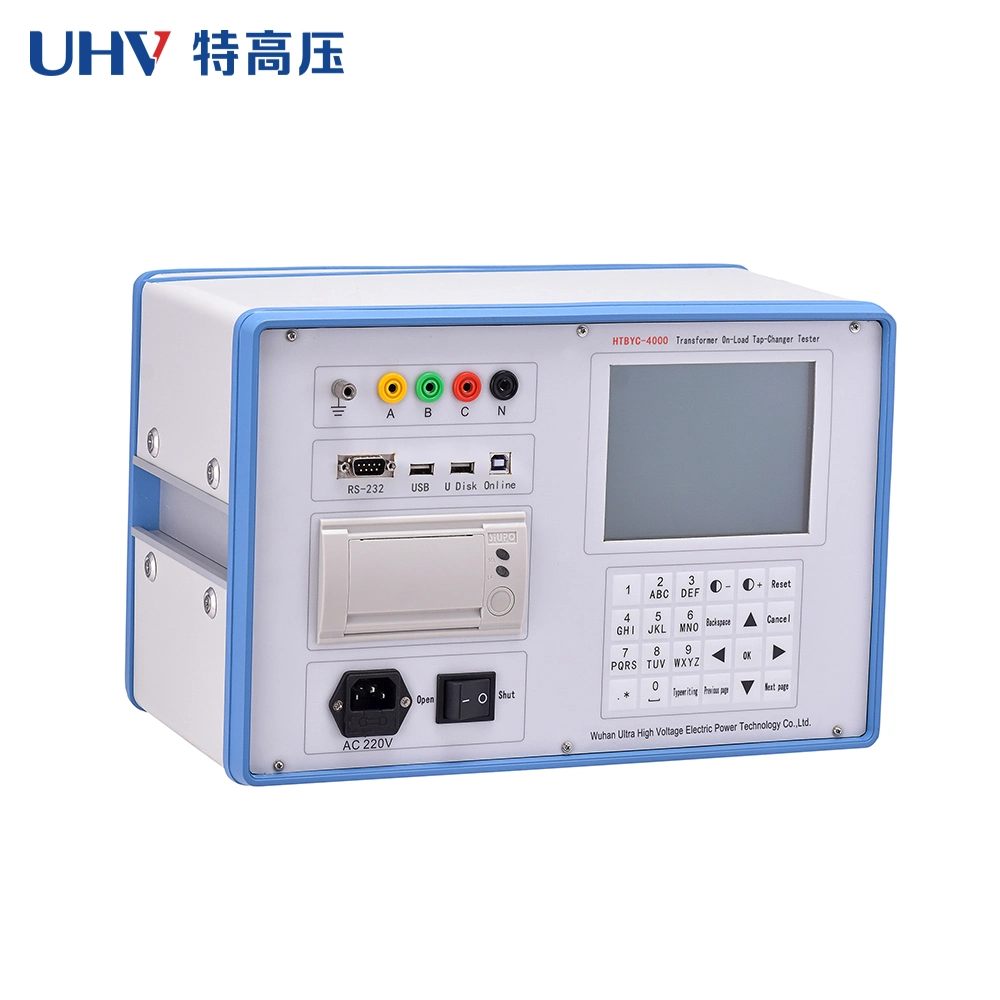 Htbyc-4000 Transformer on-Load Tap Changer Parameter Tester Tap Switch Test Equipment