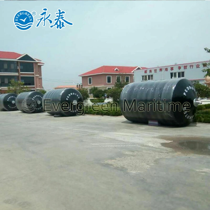 Evergreen Maritime Marine Floating Buoy Foam Filled Fender From Qingdao China