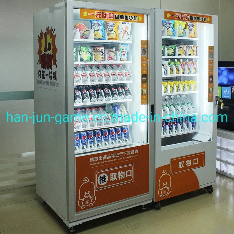 Smart 24 Hours Self-Service Automatic Milk Food Snack Drink Vending Machine