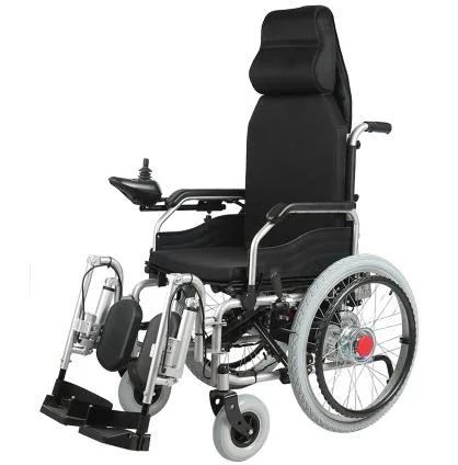 Reclining High Back Adjustable Electric Wheelchair Rehabilitate Wheelchair for Elderly Handicapped Wheelchair