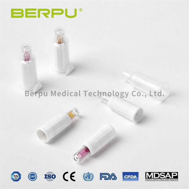 Médico Berpu Diabetes descartáveis utilizadas segurança caneta de insulina, agulha 29G 30g 31G, 100PCS/caixa