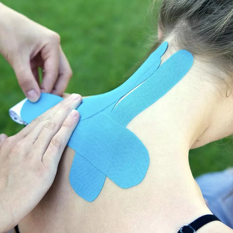 Бесплатные образцы и CE сертификацию FDA мышцы осуществлять Kinesiology Tape на спине