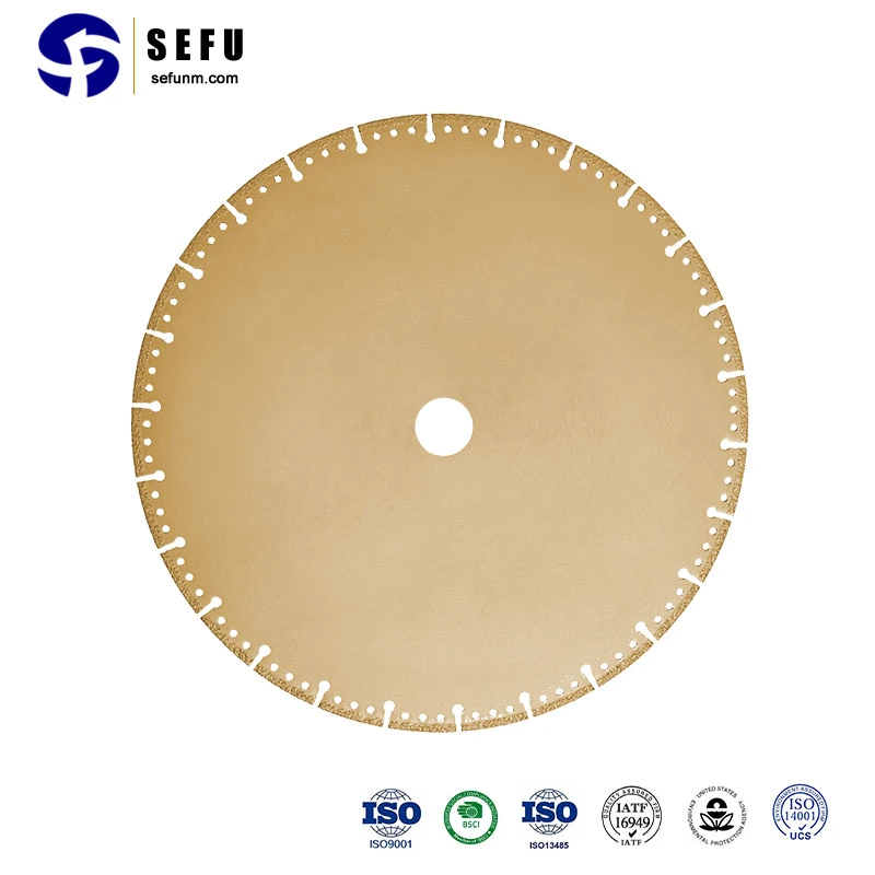 Sefu China Vacuum Brazed Diamond Tools Supplier Vacuum Brazed Diamond Blade Vacuum Brazed Diamond Disc Diamond Saw Blade Tool Diamond Saw