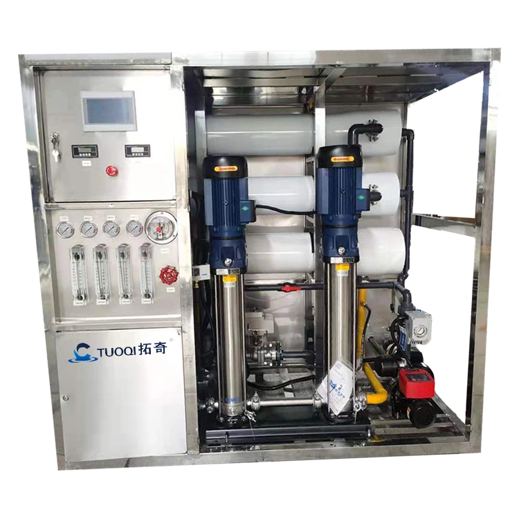 5/10t/D Seawater Desalination Machine / System for Mini Portable / Ship Using RO Membrane Seawater Treatment Equipment