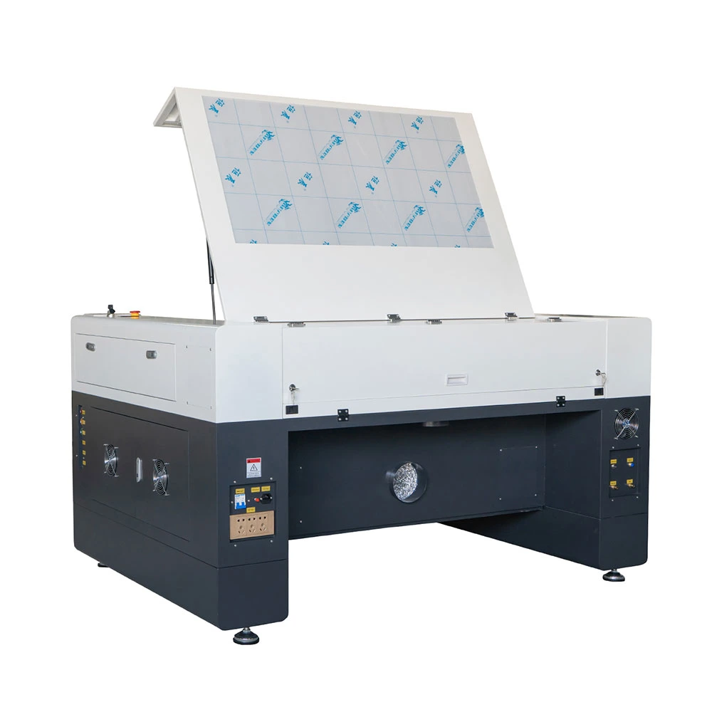 precio de fábrica 1390 cortadora y grabadora láser Láser 3D de la máquina de grabado de cristal con Rotary