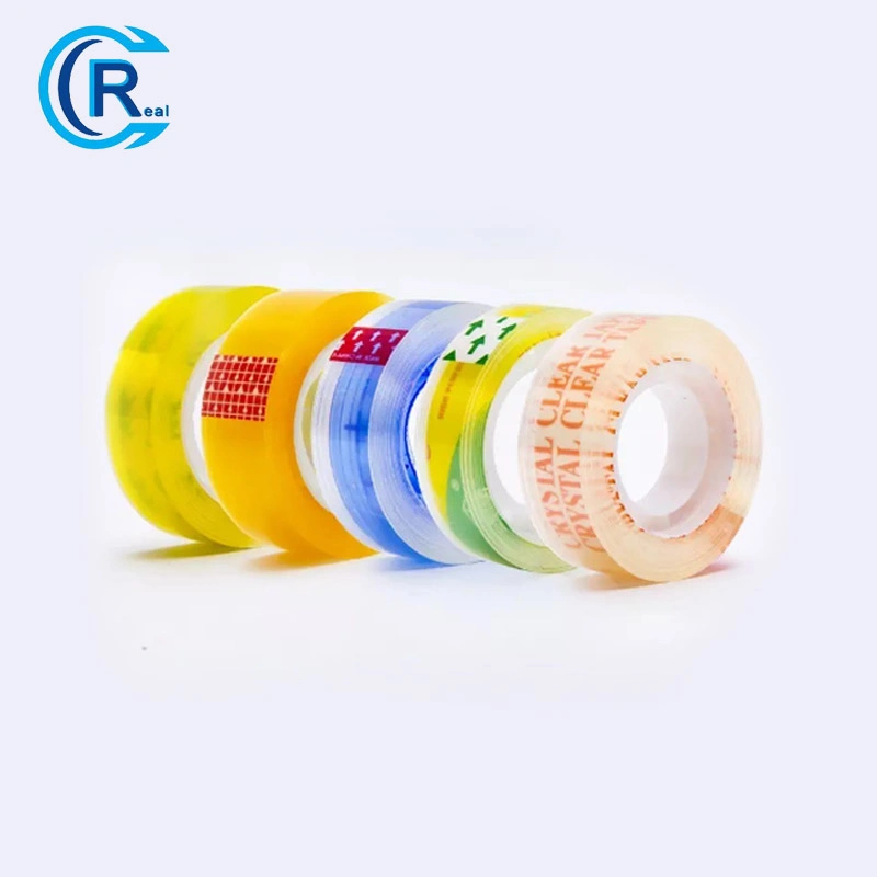 Clear Colored Office Home Stationery School Small BOPP Stationery Adhesive Tape