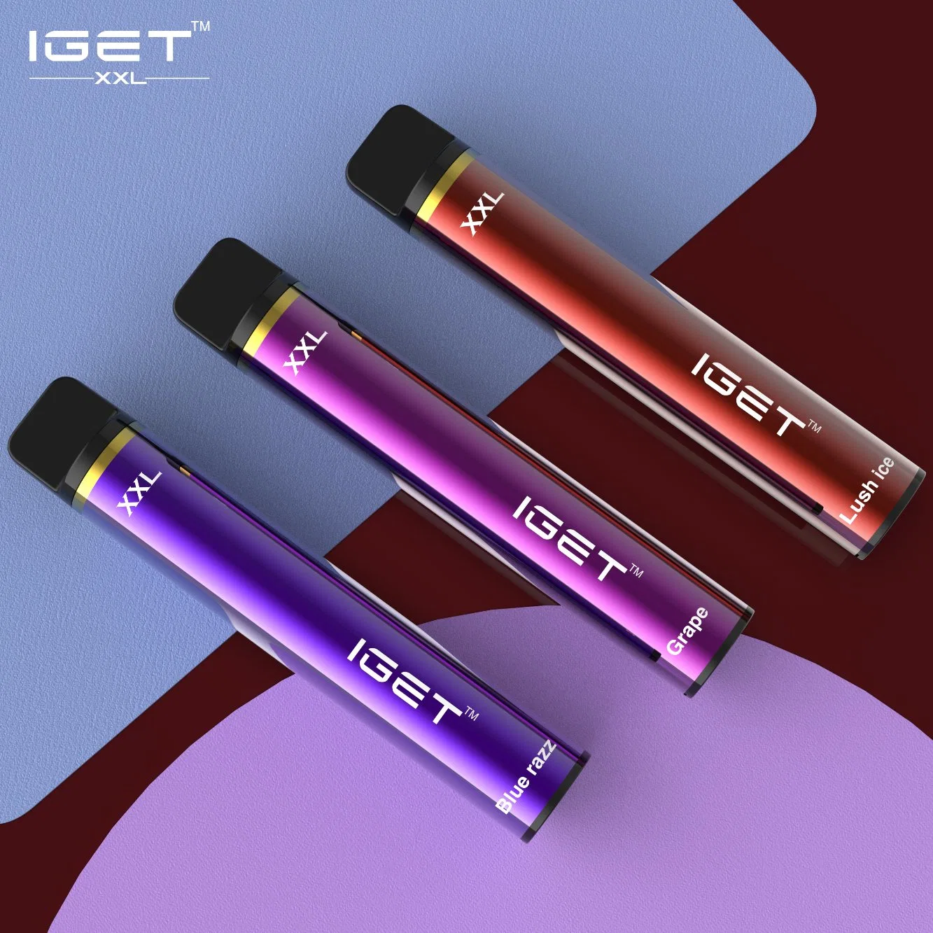 Iget original dispositivo XXL Pod Vape vaporizador pluma 1800 inhalaciones para la venta al por mayor