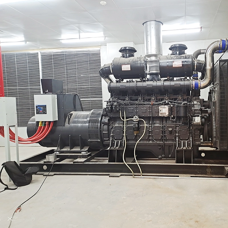 1500kVA/1650kVA/1200kw High-Voltage Diesel Generator 16 Cylinders Power Generator with Dual Frequency of 50Hz/60Hz with ATS Cabinet 50Hz/60Hz