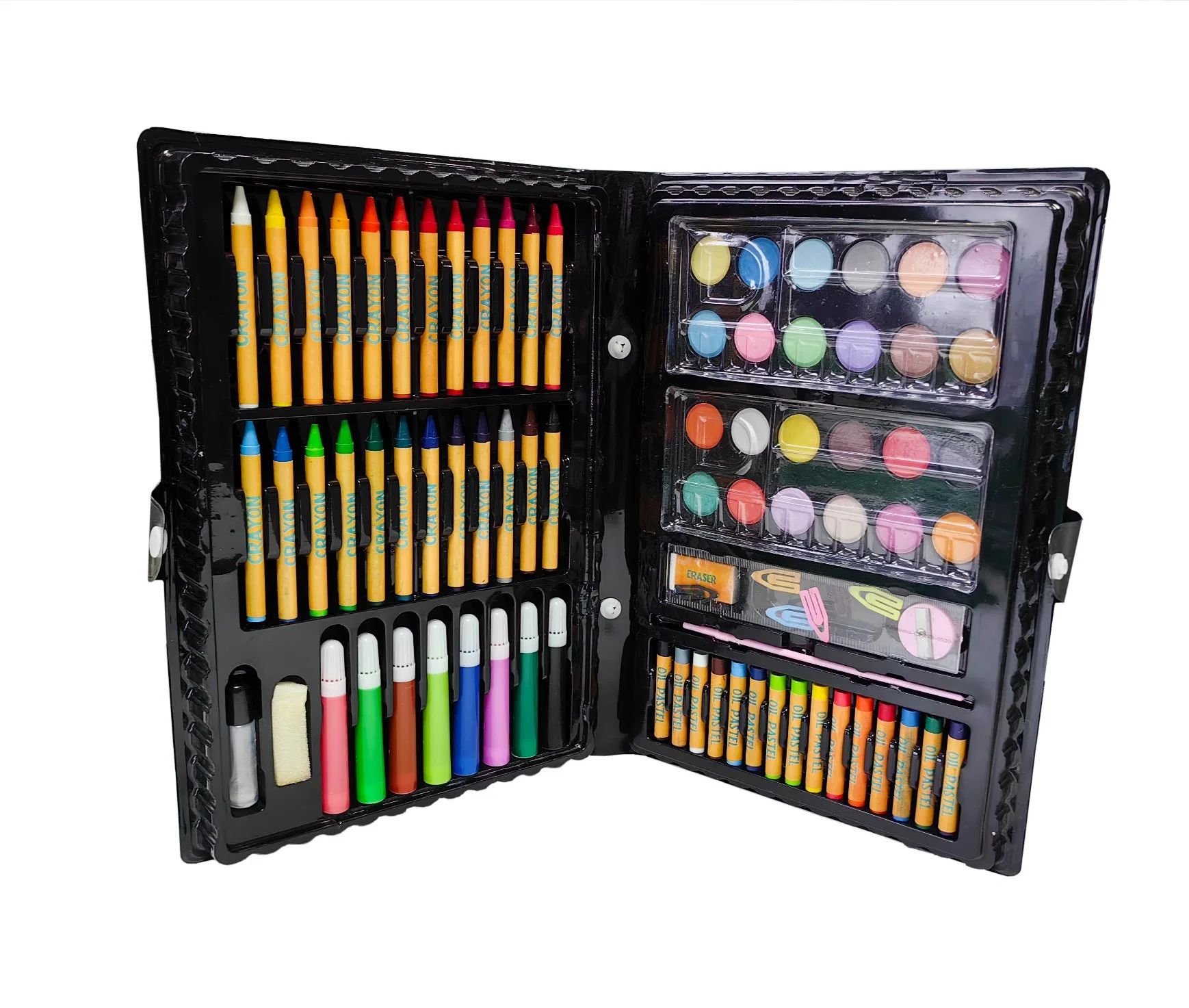 Walgreen 85 PCS Superior USA ASTM Quality Children Drawing Painting Set Crayons Oil Pastels Markers Stationery Set