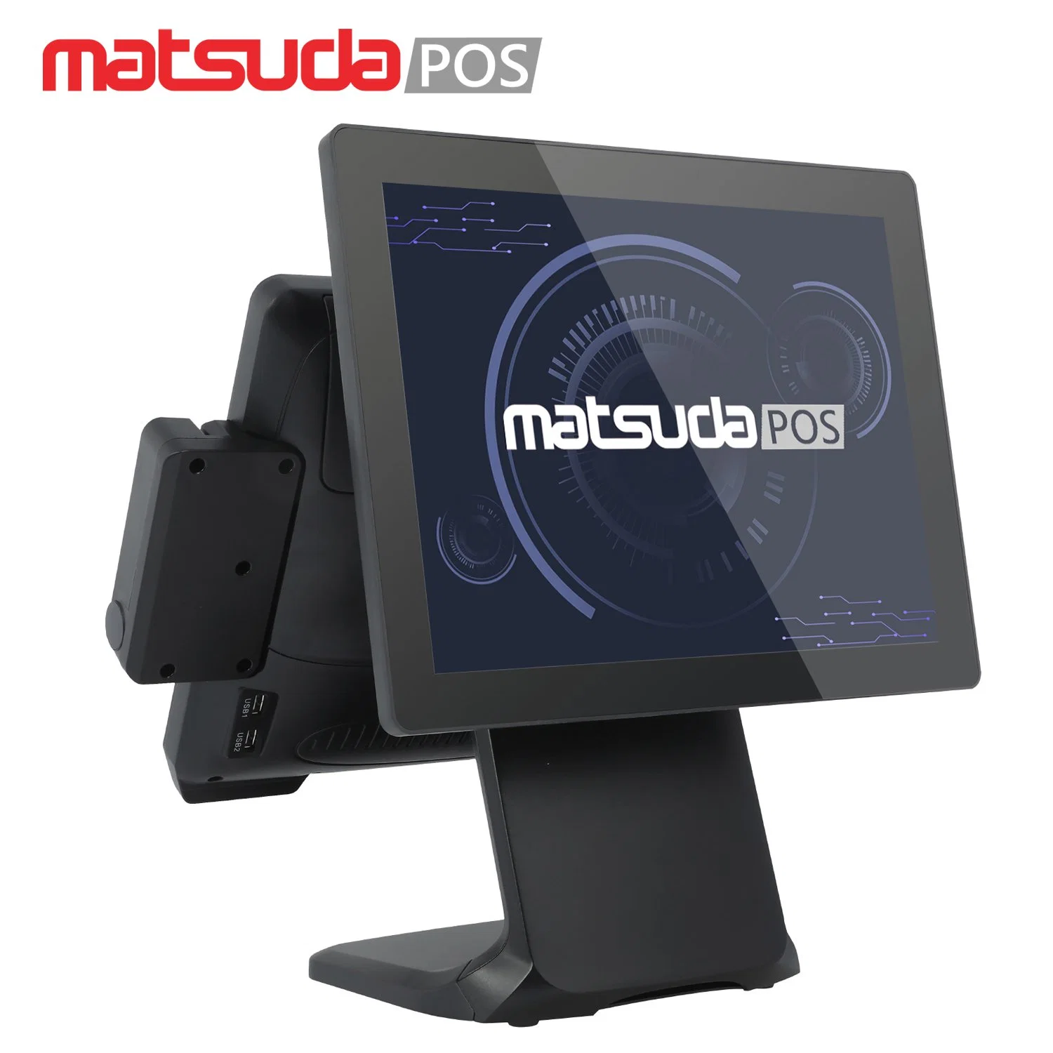 3%off Windows Android con pantalla táctil LCD de pantalla del Monitor del sistema POS supermercado de la máquina registradora POS Terminal con lector de tarjetas